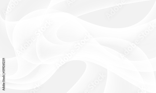 Abstract white curve wave fluid aqua light smooth design modern futuristic background vector