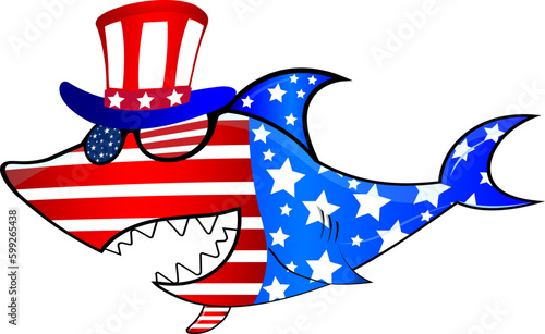 4th of july shark