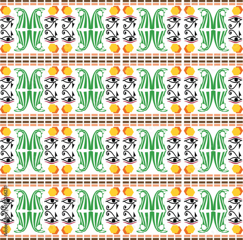pattern with flowers and butterflies