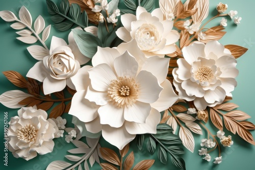 bouquet of white flowers