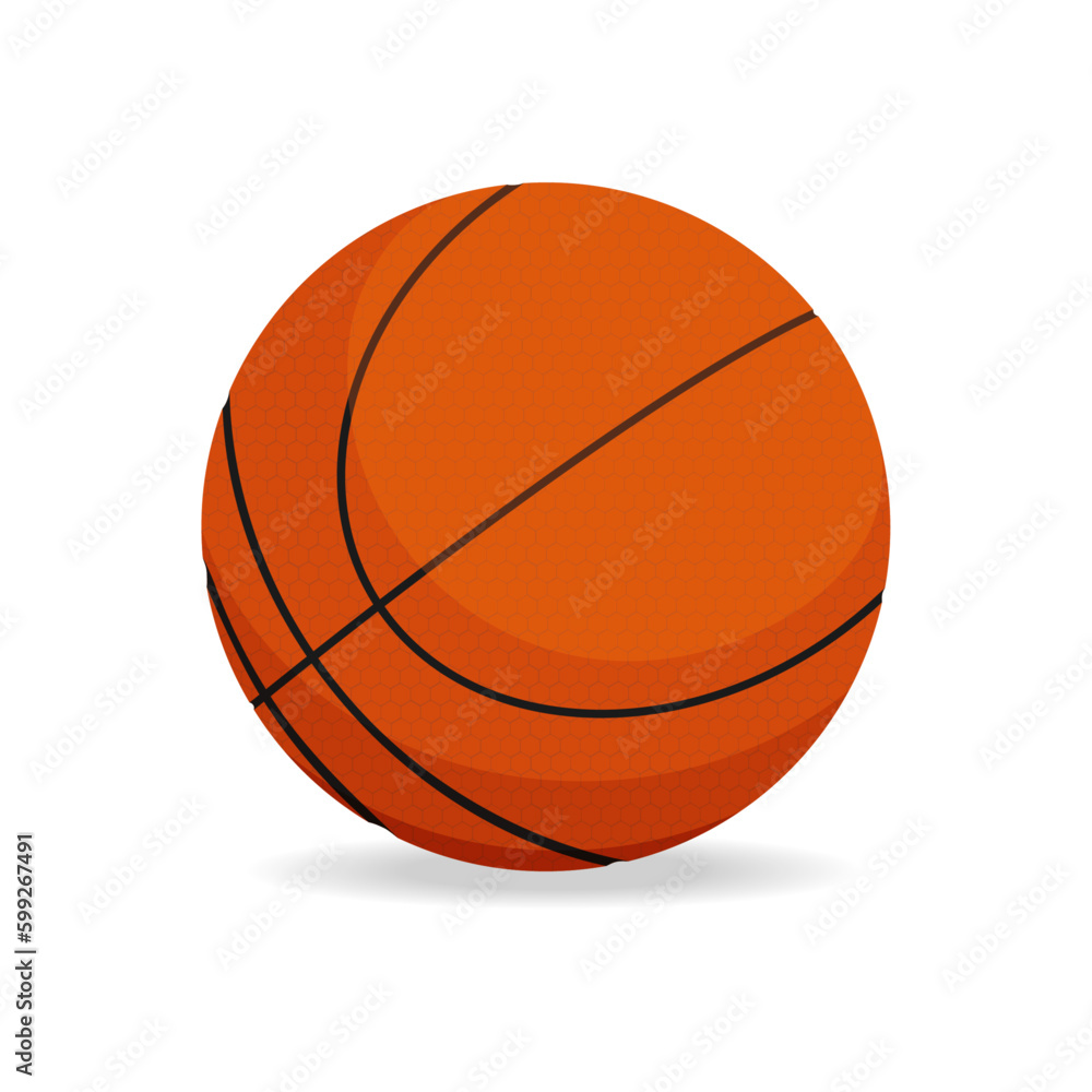 Fototapeta premium Basketball. Sport. Competitions. School physical education. Vector illustration in cartoon style.