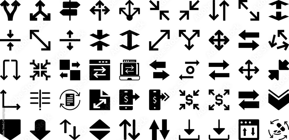 Arrows Icon Set Isolated Silhouette Solid Icons With Vector, Sign, Set, Icon, Symbol, Arrow, Right Infographic Simple Vector Illustration Arrows Icon Set Isolated Silhouette Solid Icons With Vector, Sign, Set, Icon, Symbol, Arrow, Right Infographic Simple Vector Illustration