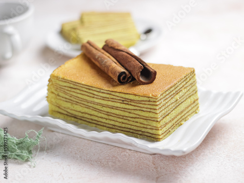 Lapis Legit or Spekoek or Thousand layers cake.