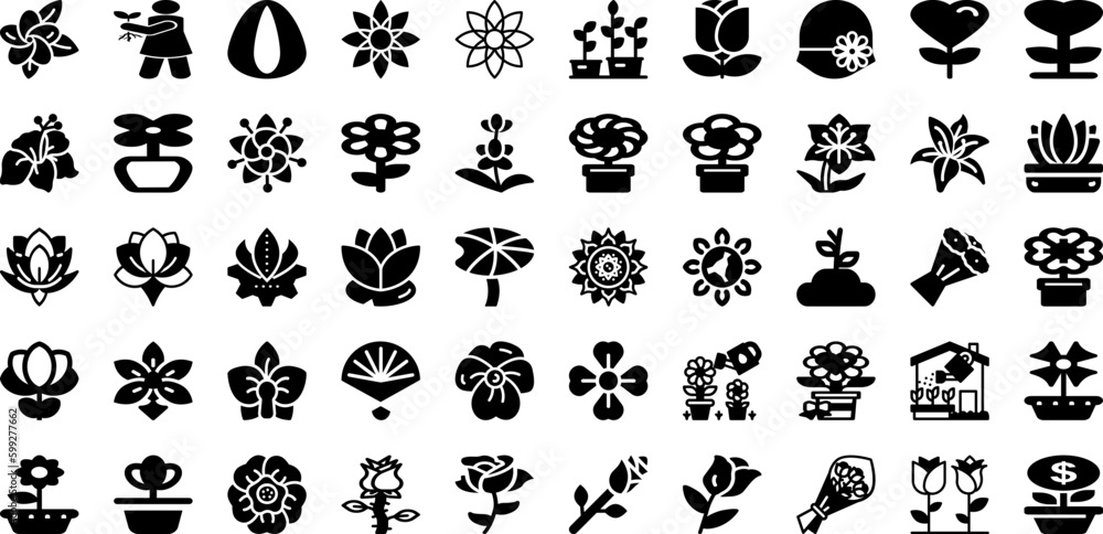 Flower Icon Set Isolated Silhouette Solid Icons With Vector, Nature, Summer, Flower, Floral, Design, Illustration Infographic Simple Vector Illustration Flower Icon Set Isolated Silhouette Solid Icons With Vector, Nature, Summer, Flower, Floral, Design, Illustration Infographic Simple Vector Illustration
