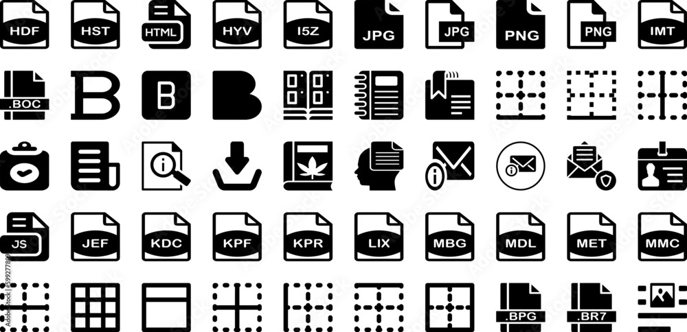 Format Icon Set Isolated Silhouette Solid Icons With Icon, Symbol, Document, Format, Vector, File, Web Infographic Simple Vector Illustration Format Icon Set Isolated Silhouette Solid Icons With Icon, Symbol, Document, Format, Vector, File, Web Infographic Simple Vector Illustration
