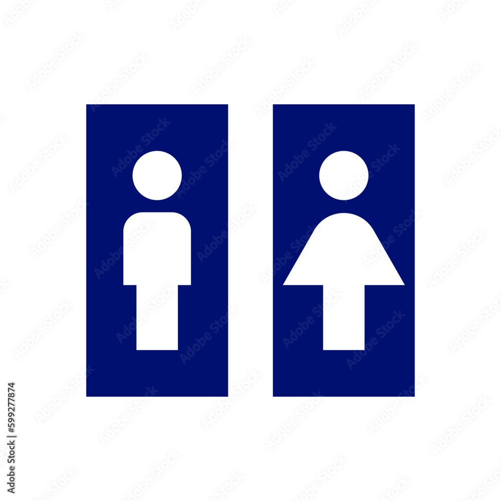 toilet room sign symbol vector toilet room sign symbol vector