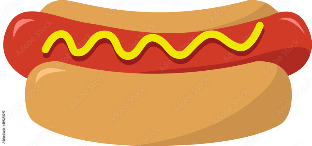 hot dog with mustard hot dog with mustard
