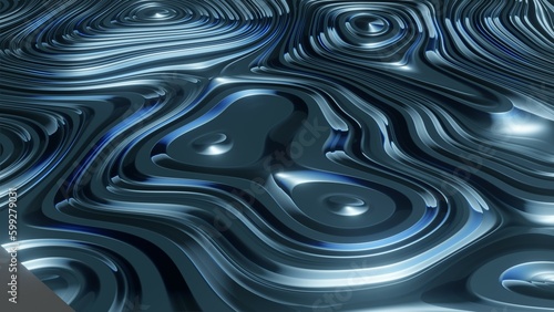 3d waves abstract background