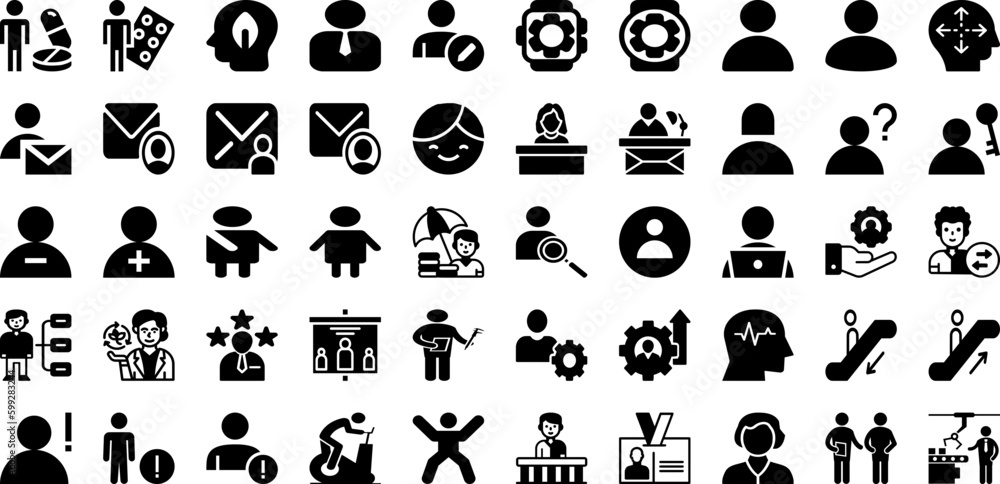 Person Icon Set Isolated Silhouette Solid Icons With Team, People, Person, Icon, Group, Teamwork, Partnership Infographic Simple Vector Illustration Person Icon Set Isolated Silhouette Solid Icons With Team, People, Person, Icon, Group, Teamwork, Partnership Infographic Simple Vector Illustration