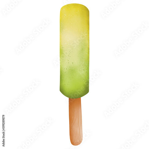 Freeman ice cream illustration 
