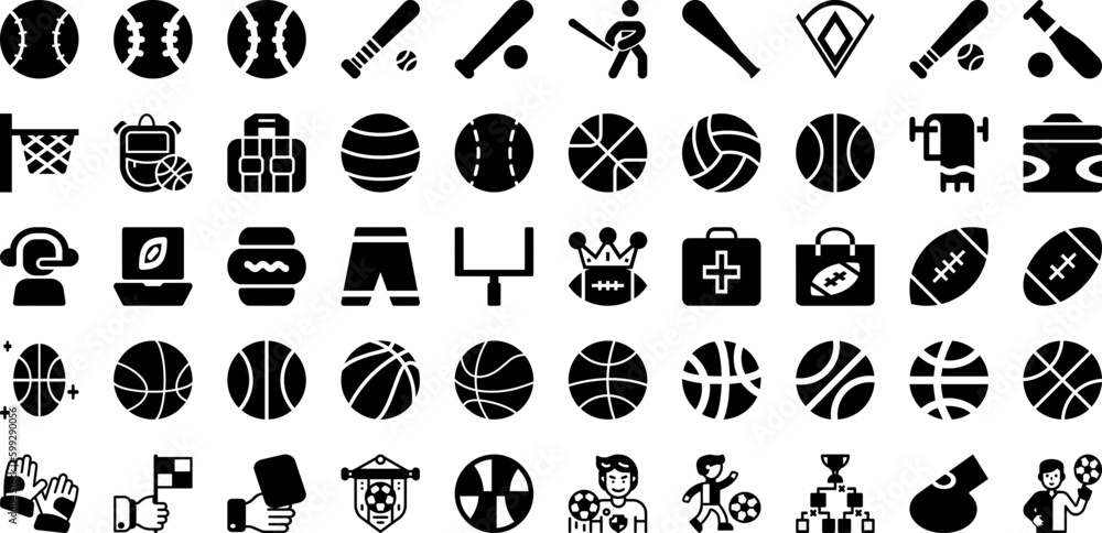 Ball Icon Set Isolated Silhouette Solid Icons With Icon, Vector, Illustration, Isolated, Symbol, Ball, Design Infographic Simple Vector Illustration Ball Icon Set Isolated Silhouette Solid Icons With Icon, Vector, Illustration, Isolated, Symbol, Ball, Design Infographic Simple Vector Illustration