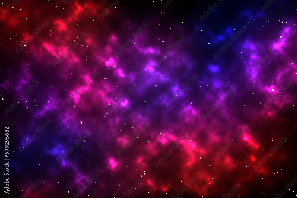 Galaxy space nebula background. Universe filled with stars, nebula and galaxy