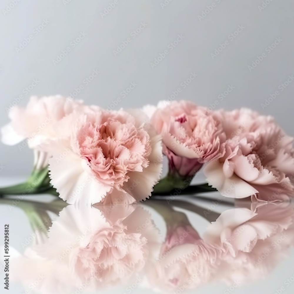 Close-up of pink carnation blossom Close-up of pink carnation blossom