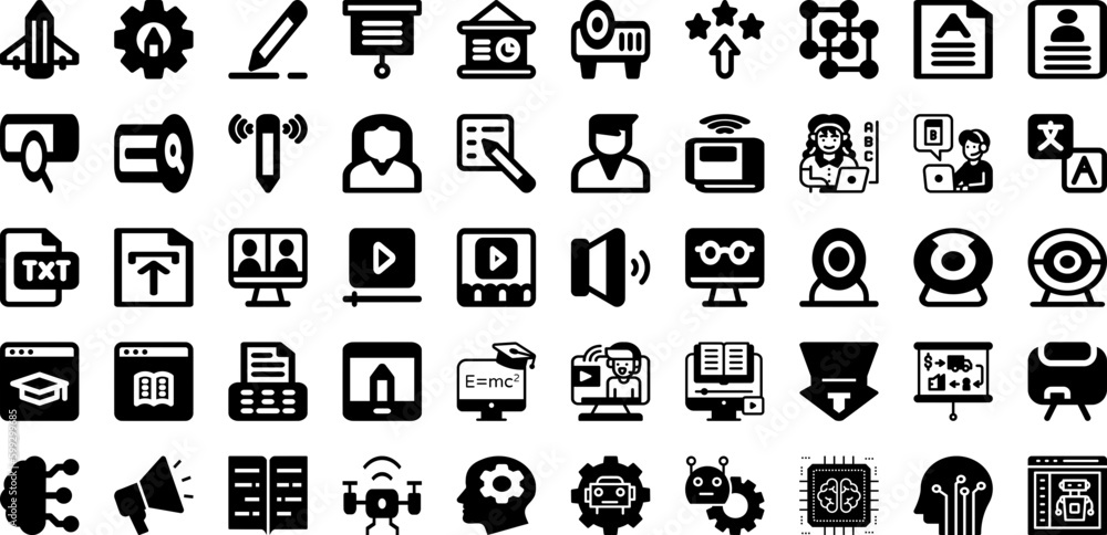 Learn Icon Set Isolated Silhouette Solid Icons With Vector, Learning, Illustration, Online, Education, Icon, Set Infographic Simple Vector Illustration Learn Icon Set Isolated Silhouette Solid Icons With Vector, Learning, Illustration, Online, Education, Icon, Set Infographic Simple Vector Illustration
