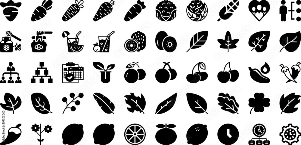 Organ Icon Set Isolated Silhouette Solid Icons With Icon, Symbol, Body, Vector, Anatomy, Human, Organ Infographic Simple Vector Illustration