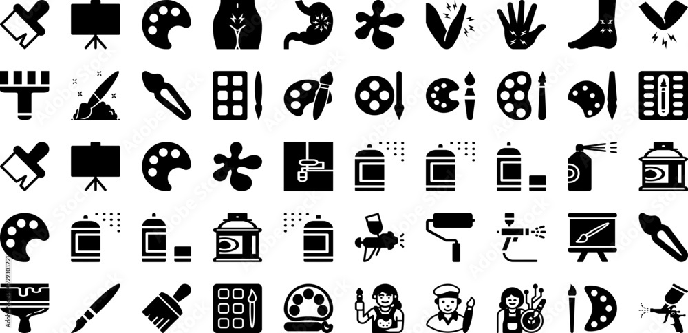 Pain Icon Set Isolated Silhouette Solid Icons With Vector, Health, Body, Pain, Icon, Medical, Line Infographic Simple Vector Illustration Pain Icon Set Isolated Silhouette Solid Icons With Vector, Health, Body, Pain, Icon, Medical, Line Infographic Simple Vector Illustration
