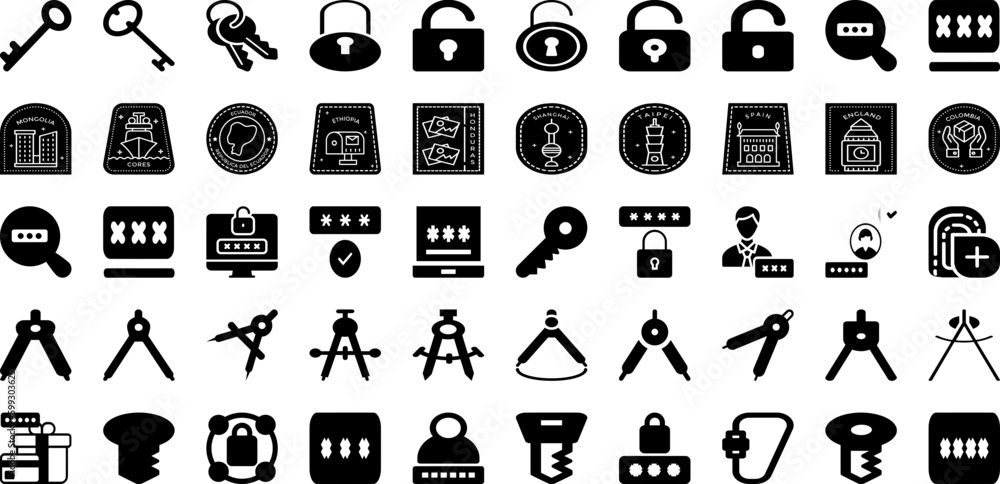 Pass Icon Set Isolated Silhouette Solid Icons With Vector, Sign, Icon, Outline, Line, Pass, Symbol Infographic Simple Vector Illustration Pass Icon Set Isolated Silhouette Solid Icons With Vector, Sign, Icon, Outline, Line, Pass, Symbol Infographic Simple Vector Illustration