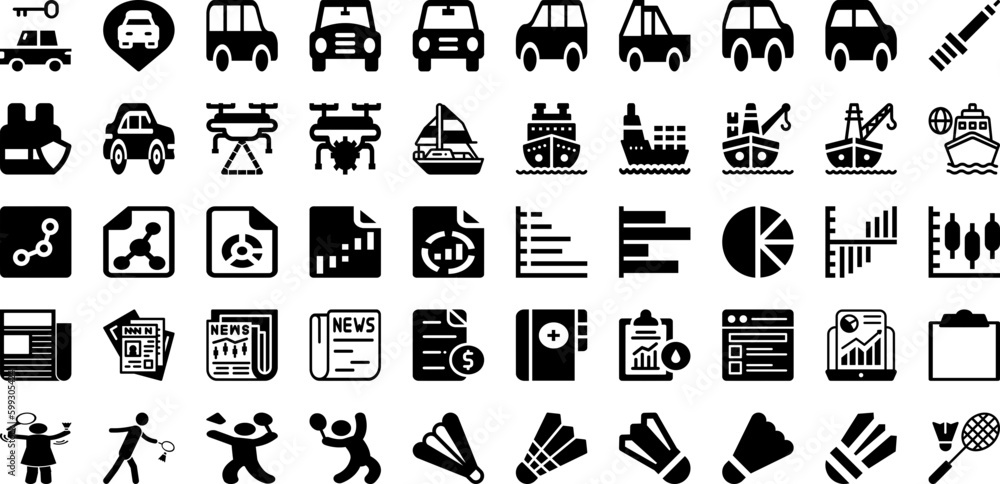 Port Icon Set Isolated Silhouette Solid Icons With Set, Port, Cargo, Icon, Vector, Ship, Line Infographic Simple Vector Illustration Port Icon Set Isolated Silhouette Solid Icons With Set, Port, Cargo, Icon, Vector, Ship, Line Infographic Simple Vector Illustration