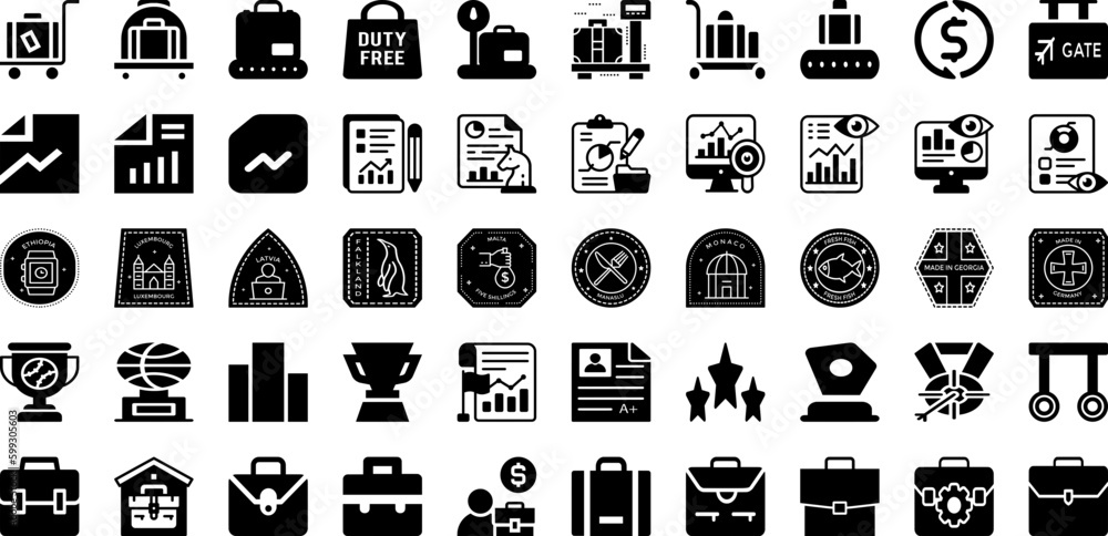 Port Icon Set Isolated Silhouette Solid Icons With Cargo, Icon, Set, Line, Ship, Vector, Port Infographic Simple Vector Illustration Port Icon Set Isolated Silhouette Solid Icons With Cargo, Icon, Set, Line, Ship, Vector, Port Infographic Simple Vector Illustration