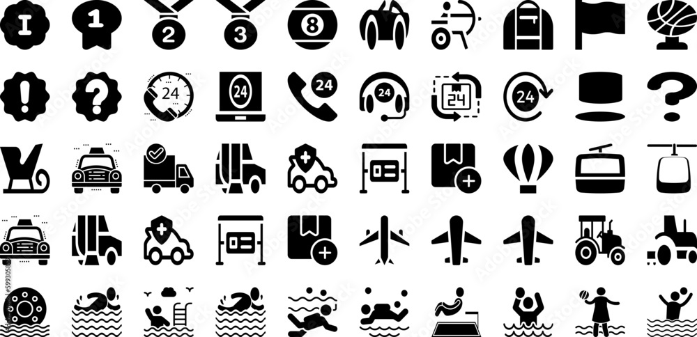 Port Icon Set Isolated Silhouette Solid Icons With Ship, Port, Icon, Cargo, Line, Vector, Set Infographic Simple Vector Illustration Port Icon Set Isolated Silhouette Solid Icons With Ship, Port, Icon, Cargo, Line, Vector, Set Infographic Simple Vector Illustration