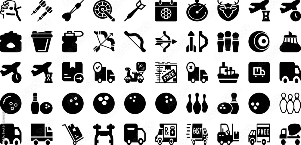 Port Icon Set Isolated Silhouette Solid Icons With Icon, Ship, Port, Cargo, Line, Vector, Set Infographic Simple Vector Illustration Port Icon Set Isolated Silhouette Solid Icons With Icon, Ship, Port, Cargo, Line, Vector, Set Infographic Simple Vector Illustration