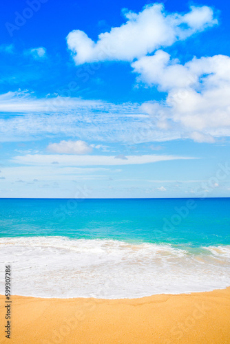 Fototapeta Naklejka Na Ścianę i Meble -  Beautiful landscape of the Indian Ocean coast