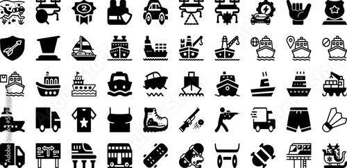 Sport Icon Set Isolated Silhouette Solid Icons With Symbol, Sport, Tennis, Icon, Set, Football, Vector Infographic Simple Vector Illustration