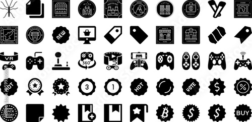 Stick Icon Set Isolated Silhouette Solid Icons With Vector, Set, Symbol, Stick, Sign, Icon, Illustration Infographic Simple Vector Illustration