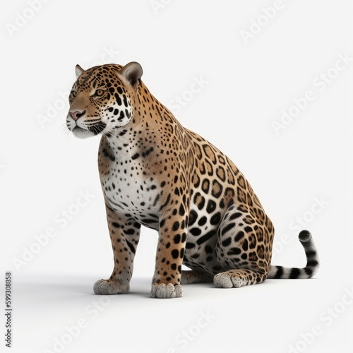 leopard, cat, animal, jaguar, wildlife, wild, predator, feline, mammal, nature, zoo, spotted, spots, fur, panthera pardus, carnivore, big cat, panther, white, hunter, white background, isolated, safar