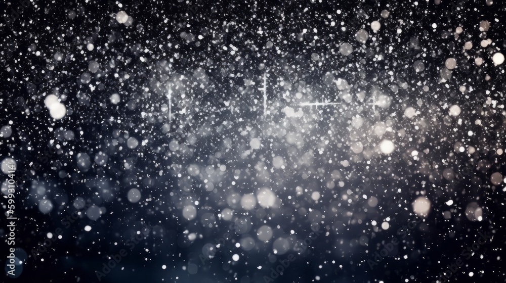 Obraz premium Christmas holiday light. AI generated.