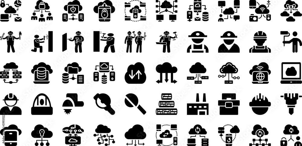 Work Icon Set Isolated Silhouette Solid Icons With Icon, Business, People, Vector, Line, Work, Teamwork Infographic Simple Vector Illustration Work Icon Set Isolated Silhouette Solid Icons With Icon, Business, People, Vector, Line, Work, Teamwork Infographic Simple Vector Illustration