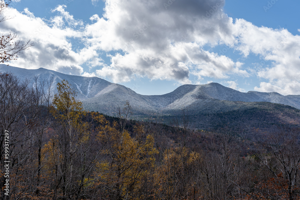 White Mountains Landscape in Late Autumn
