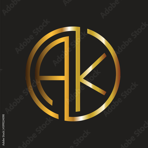 AK logo design
