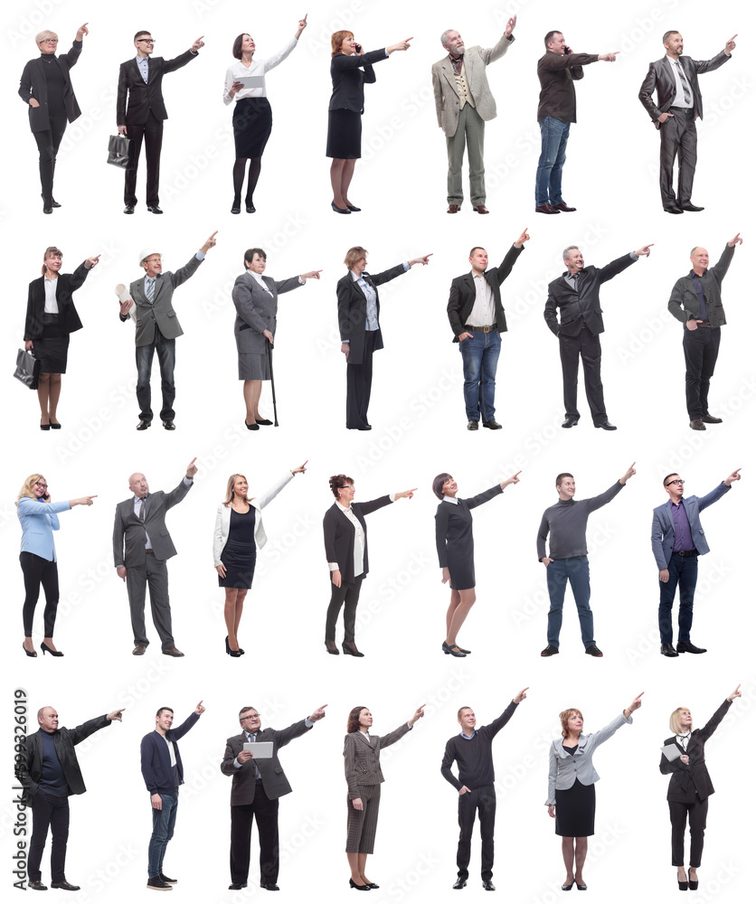 group of business people showing thumbs up isolated group of business people showing thumbs up isolated