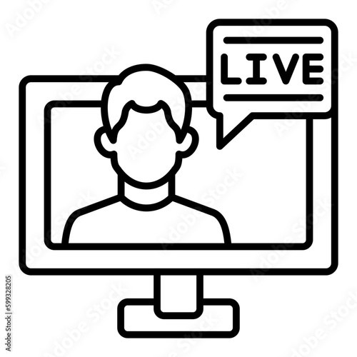 Live Stream Icon