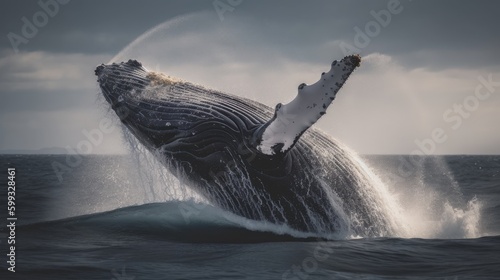 Whale Wonder: Stunning Ocean Giant - AI Generated © ArquitecAi