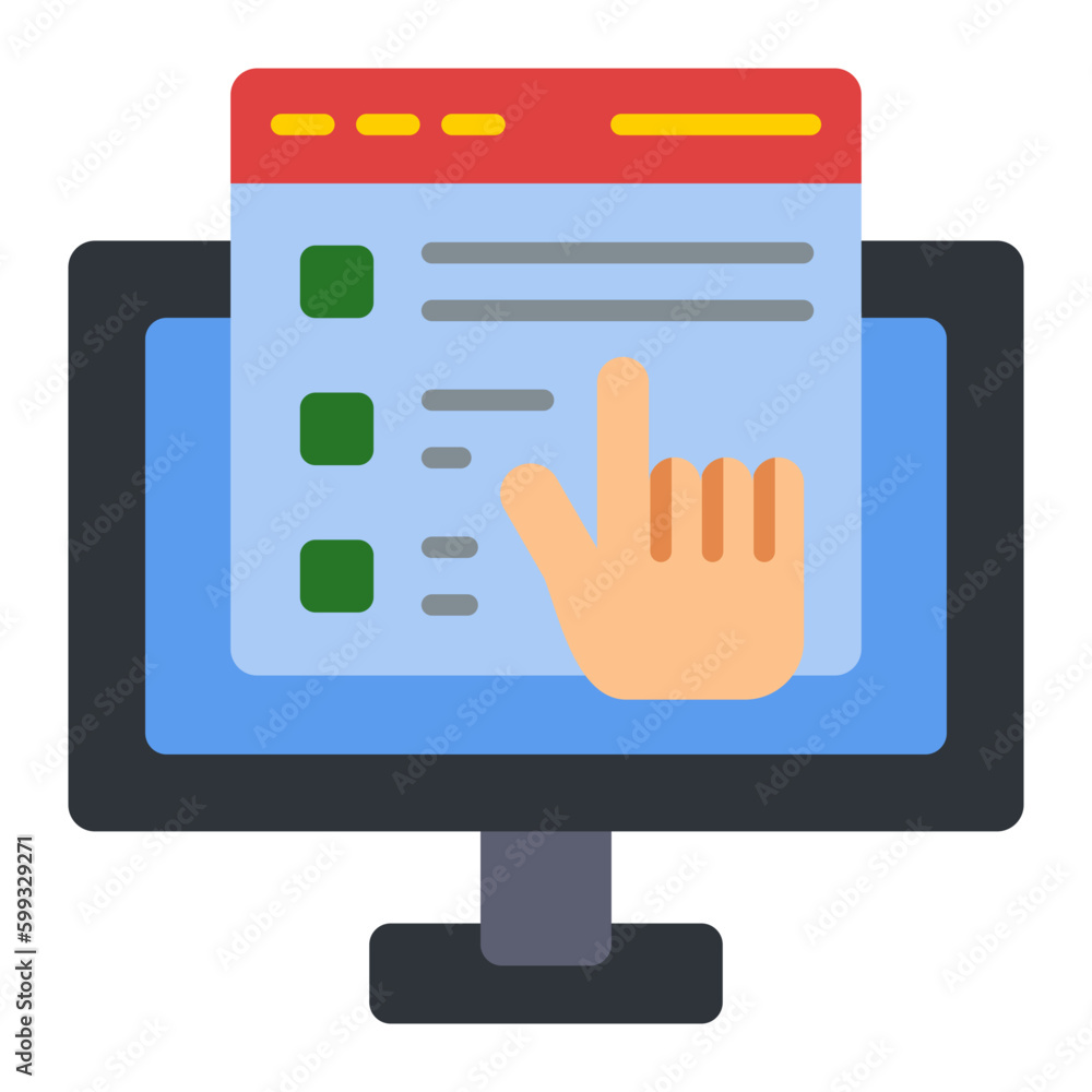 Online Survey Icon Online Survey Icon