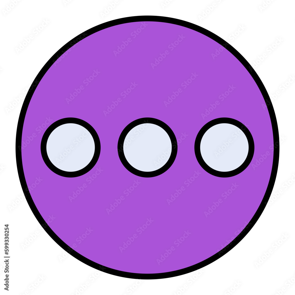 Naklejka premium Ellipsis Icon