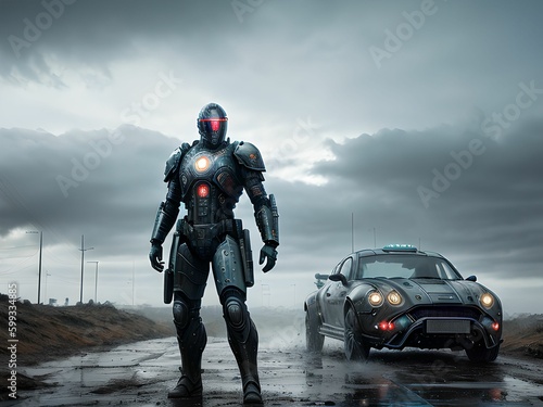 Cyborg MeCyborg Mech Robot Postapocalyptic Futuristic Soldier ch Robot Postapocalyptic Futuristic Soldier 