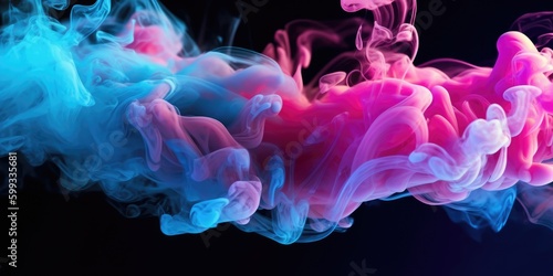 Shiny smoke. Glitter fluid. Ink water. Magic mist. © Andrus Ciprian