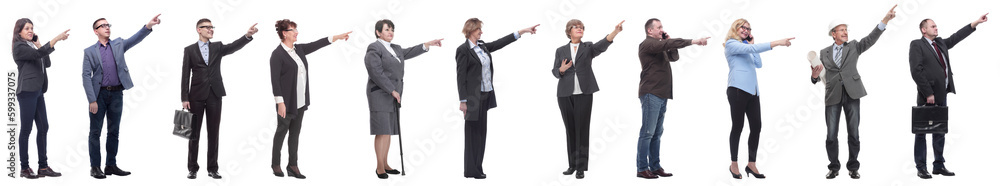 group of business people showing thumbs up isolated group of business people showing thumbs up isolated
