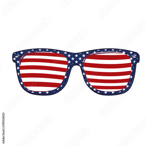 Stripes and Stars Summer Sunglasses