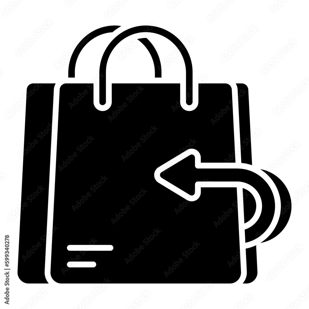 Fototapeta premium Parcel Return vector icons