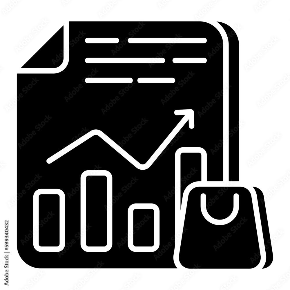 Trendy vector design of shopping analytics Trendy vector design of shopping analytics