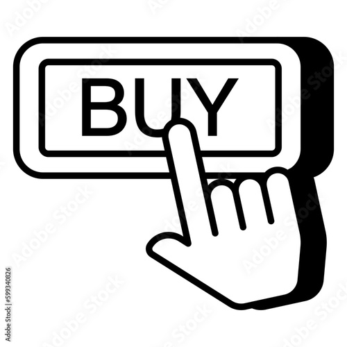 Modern design icon of mcommerce