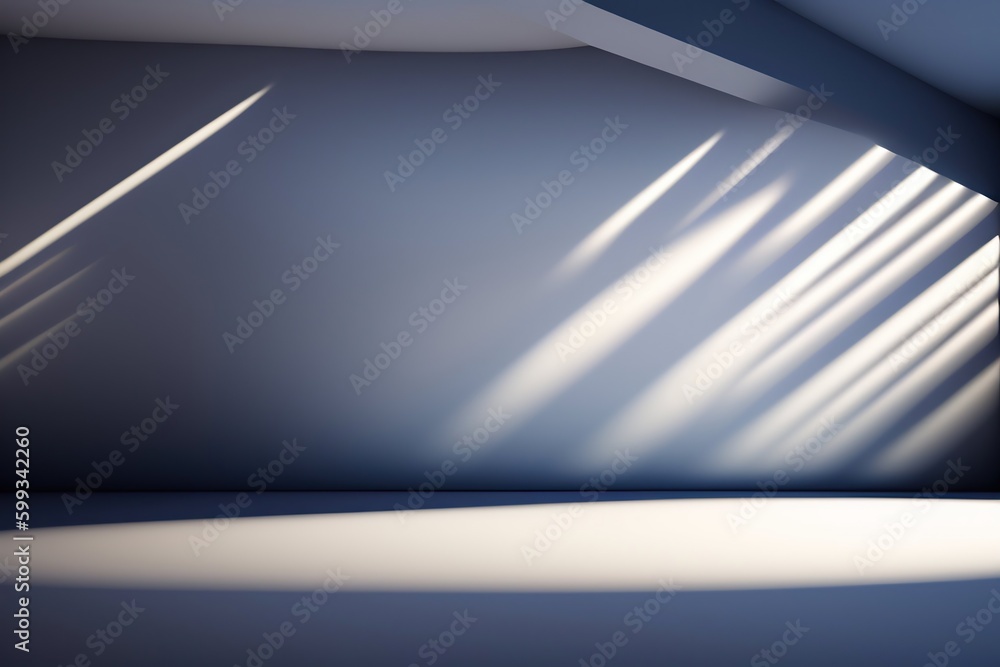 An abstract universal background for a presentation with a blue wall and beautiful highlights of light and shadow. An abstract universal background for a presentation with a blue wall and beautiful highlights of light and shadow.
