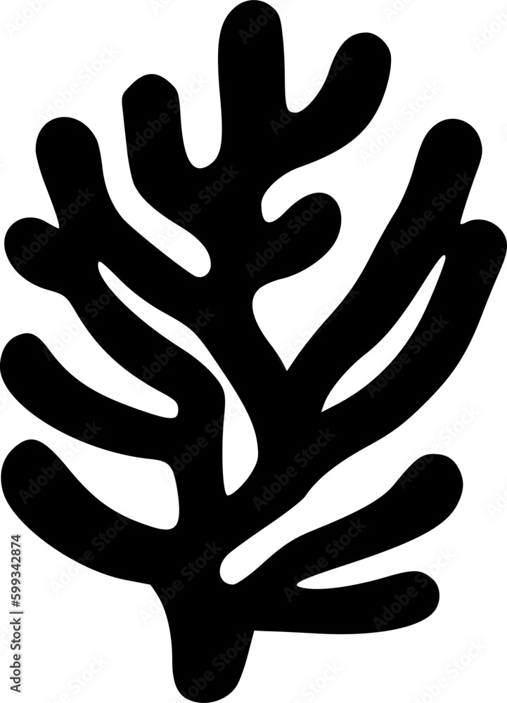 coral icon vector symbol design illustration