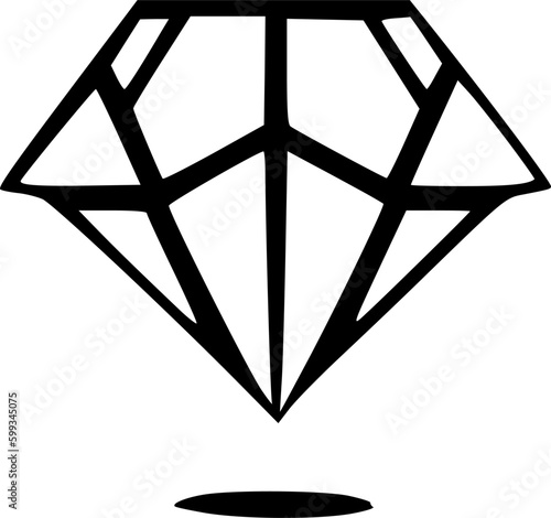 diamond icon vector symbol design illustration
