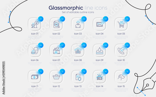 Set of Pets care, Share call and 5g internet line icons for web app. Waterproof, Cross sell, Wholesale goods icons. Grill, Data security, Shopping basket signs. Engineer, Banking, Distribution. Vector