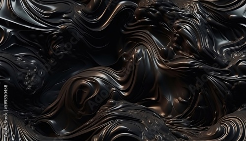 Dark goop texture tile ai generative